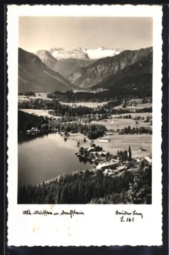 AK Alt Aussee, Panorama mit See