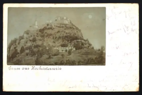 AK Hochosterwitz, Burg auf Felshügel mit Festungsanlage