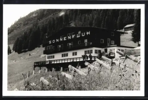 AK Warth a. A., Berghotel Sonnenfluh