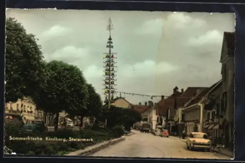 AK Kindberg /Steiermark, Strassenpartie