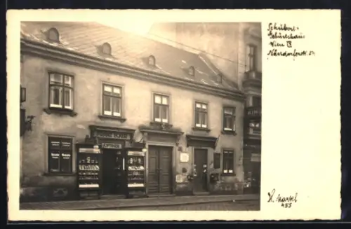 AK Wien, Optiker Franz Ecker, Nussdorferstrasse 54