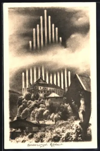 AK Kufstein, Festung mit Heldenengel