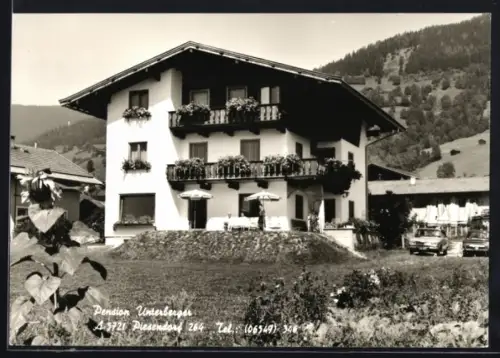 AK Piesendorf, Pension Unterberger, mit Terrasse