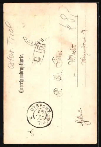 AK Rattenberg, Strassenpartie mit Kirche und Bergpanorama