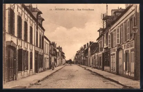 AK Sézanne /Marne, Rue Notre-Dame