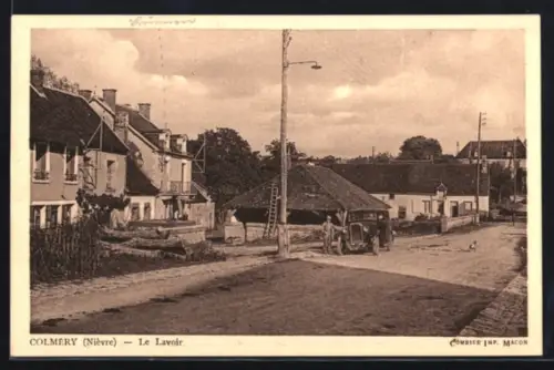 AK Colméry /Nièvre, Le Lavoir