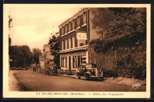 AK La Roche-Bernard /Morbihan, Hôtel des Voyageurs