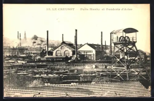 AK Le Creusot, Puits Manby et Fonderie d`Aciers