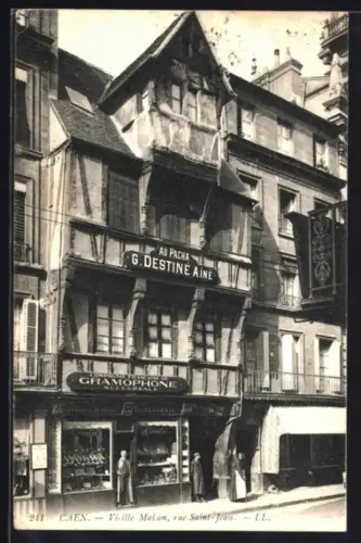 AK Caen, Vieille Maison, rue Saint-Jean