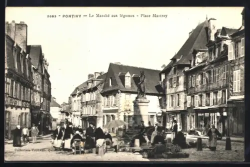 AK Pontivy, Le Marché aux légumes, Place Matray