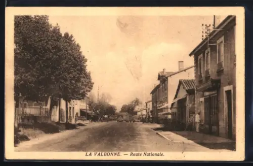 AK La Valbonne, Route Nationale