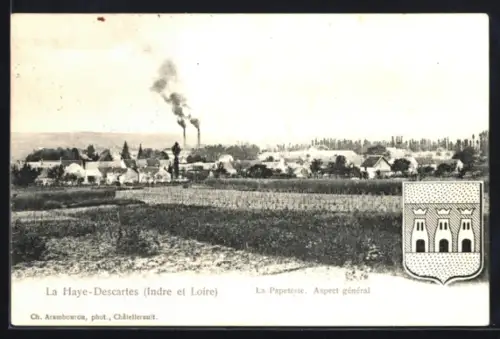 AK La Haye-Descartes /Indre et Loire, La Papeterie. Aspect général