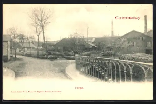 AK Commercy, Forges et vue sur la route principale