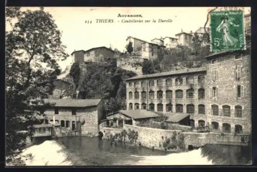 AK Thiers, Coutelleries sur la Durolle