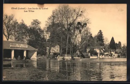 AK Olivet /Loiret, Les bords du Loiret, Les Villas