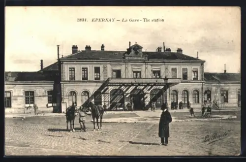 AK Épernay, La Gare