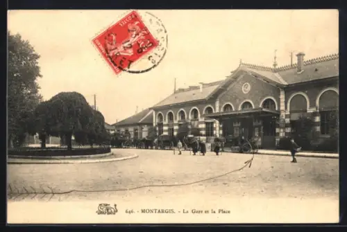 AK Montargis, La Gare et la Place