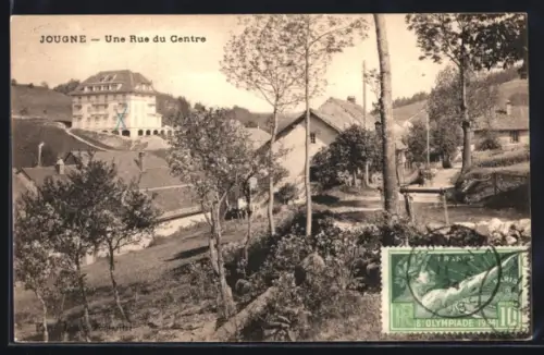 AK Jougne, Une Rue du Centre