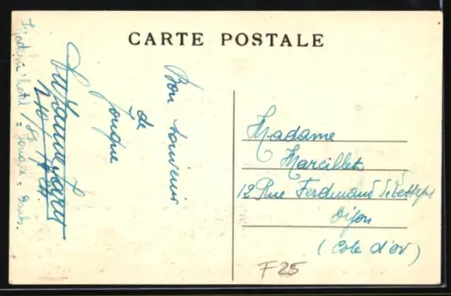 AK Jougne, Une Rue du Centre