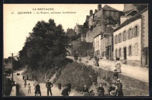 AK Quimper, Le Picheri, anciennes fortifications