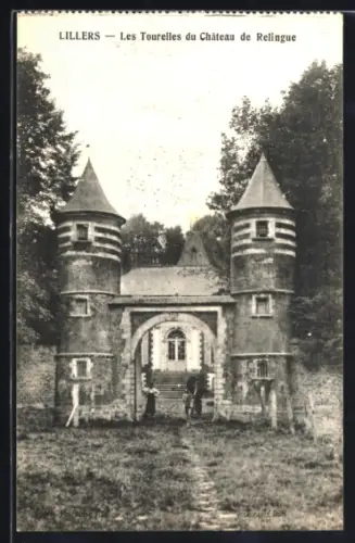 AK Lillers, Les Tourelles du Château de Relingue