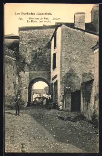 AK Lescar, La Porte, XIIe siècle