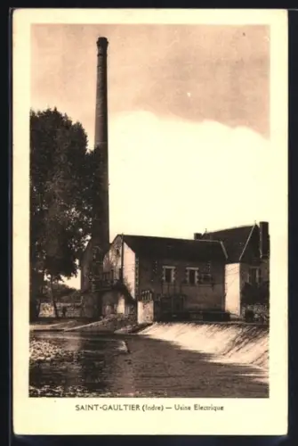 AK Saint-Gaultier /Indre, Usine Électrique