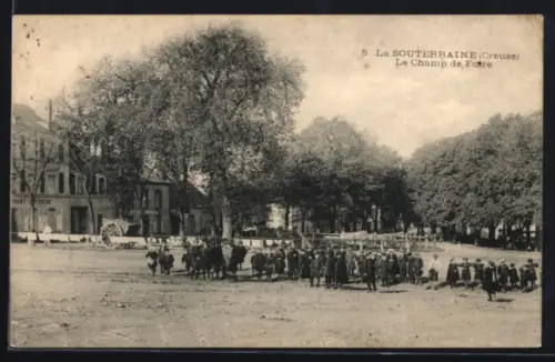 AK La Souterraine /Creuse, Le Champ de Foire
