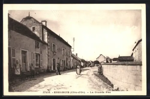 AK Essarois /Côte-d`Or, La Grande Rue