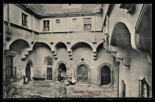 AK Meissen, Hof der Domprobstei