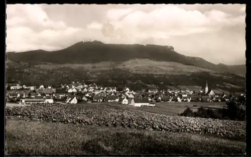 AK Owen, Burgruine Teck, Ortsansicht