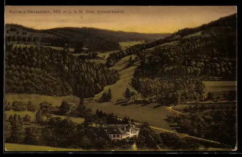 AK Neusatzeck /Bad Schwarzwald, Kurhaus und Umgebung