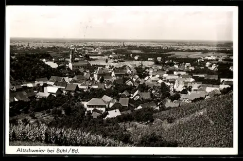 AK Altschweier bei Bühl, Ortsansicht