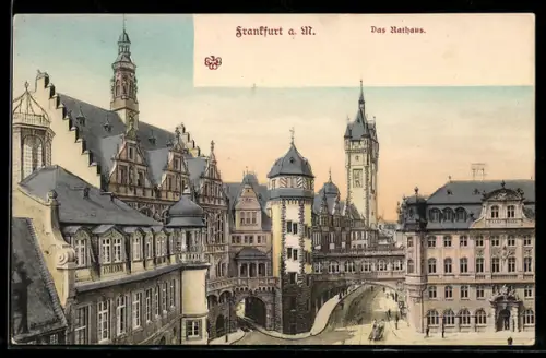 Lithographie Alt-Frankfurt, Das Rathaus