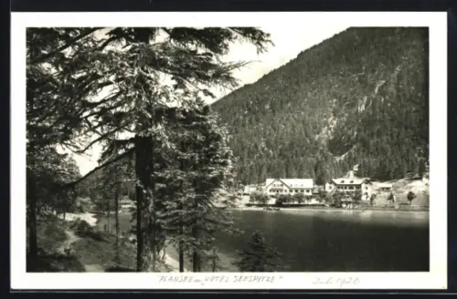 AK Plansee /Tirol, Hotel Seespitze