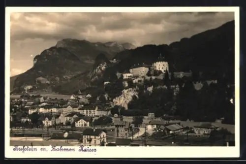 AK Kufstein, Totalansicht m. Zahmen Kaiser