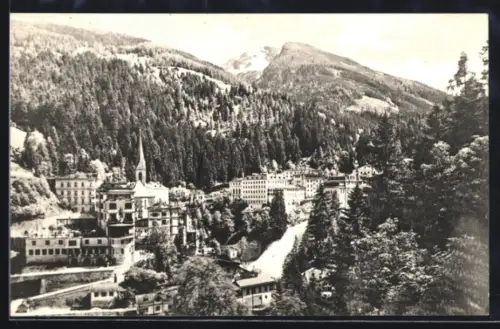AK Badgastein, Totalansicht aus der Vogelschau