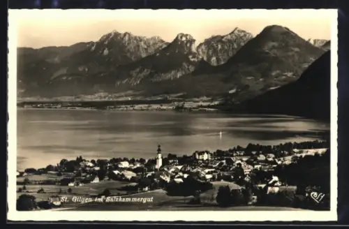 AK St. Gilgen a. Wolfgangsee, Ortsansicht
