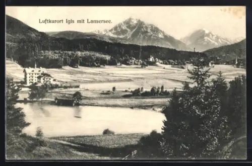 AK Igls, Luftkurort Igls mit Lansersee