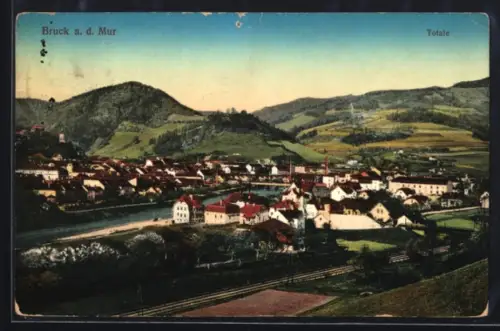 AK Bruck a. d. Mur, Totalansicht