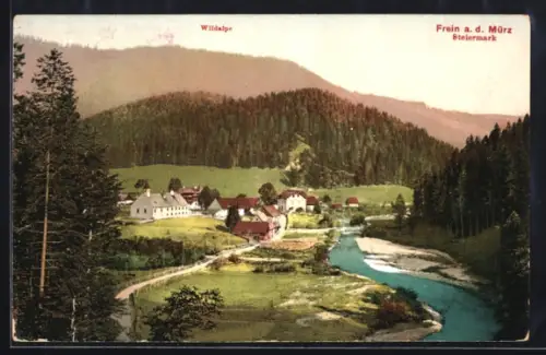 AK Frein a. d. Mürz, Gesamtansicht mit Wildalpe