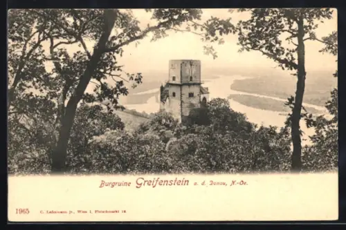 AK Greifenstein a. d. Donau, Burgruine