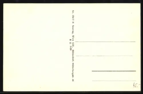 Künstler-AK Greifenstein a. d. Donau, Ruine