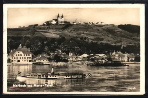 AK Marbach / Donau, Dampfer Erzherzog Franz Ferdinand