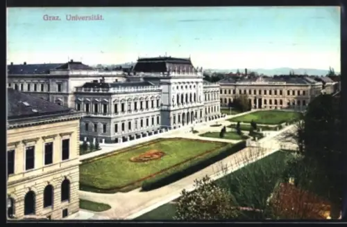 AK Graz, Universität mit Strassenpartie
