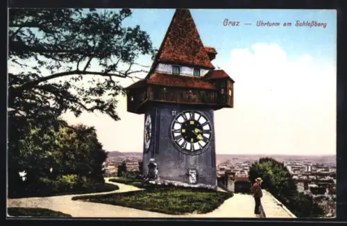 AK Graz, Uhrturm am Schlossberg