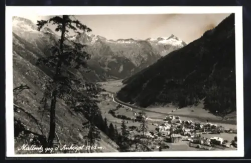 AK Mallnitz, Teilansicht gegen den Ankogel