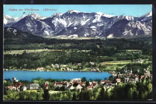 AK Velden am Wörthersee, Teilansicht