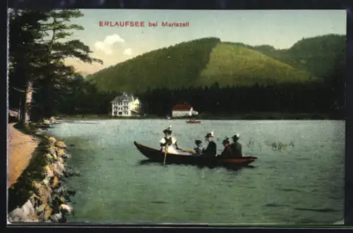 AK Mariazell, Erlaufsee mit Boot