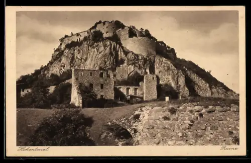 AK Hohentwiel, Ruine